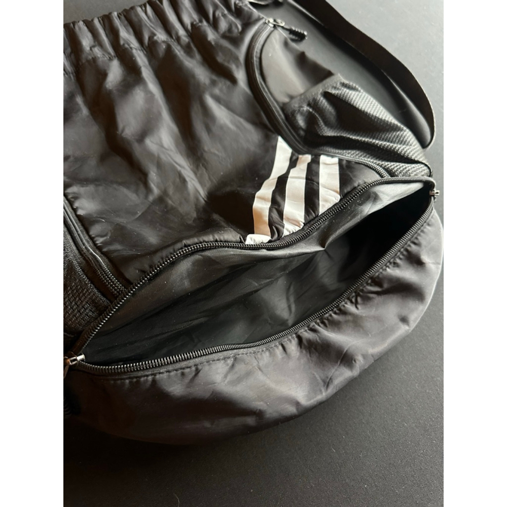 Basketball Black & White Drawstring Backpack - Picture 4 of 8